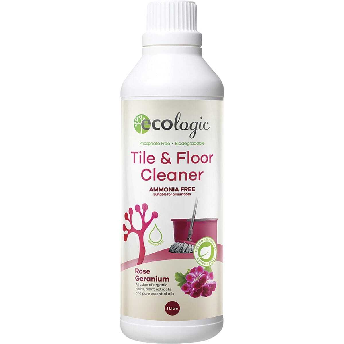 Tile & Floor Cleaner - Rose Geranium 1L