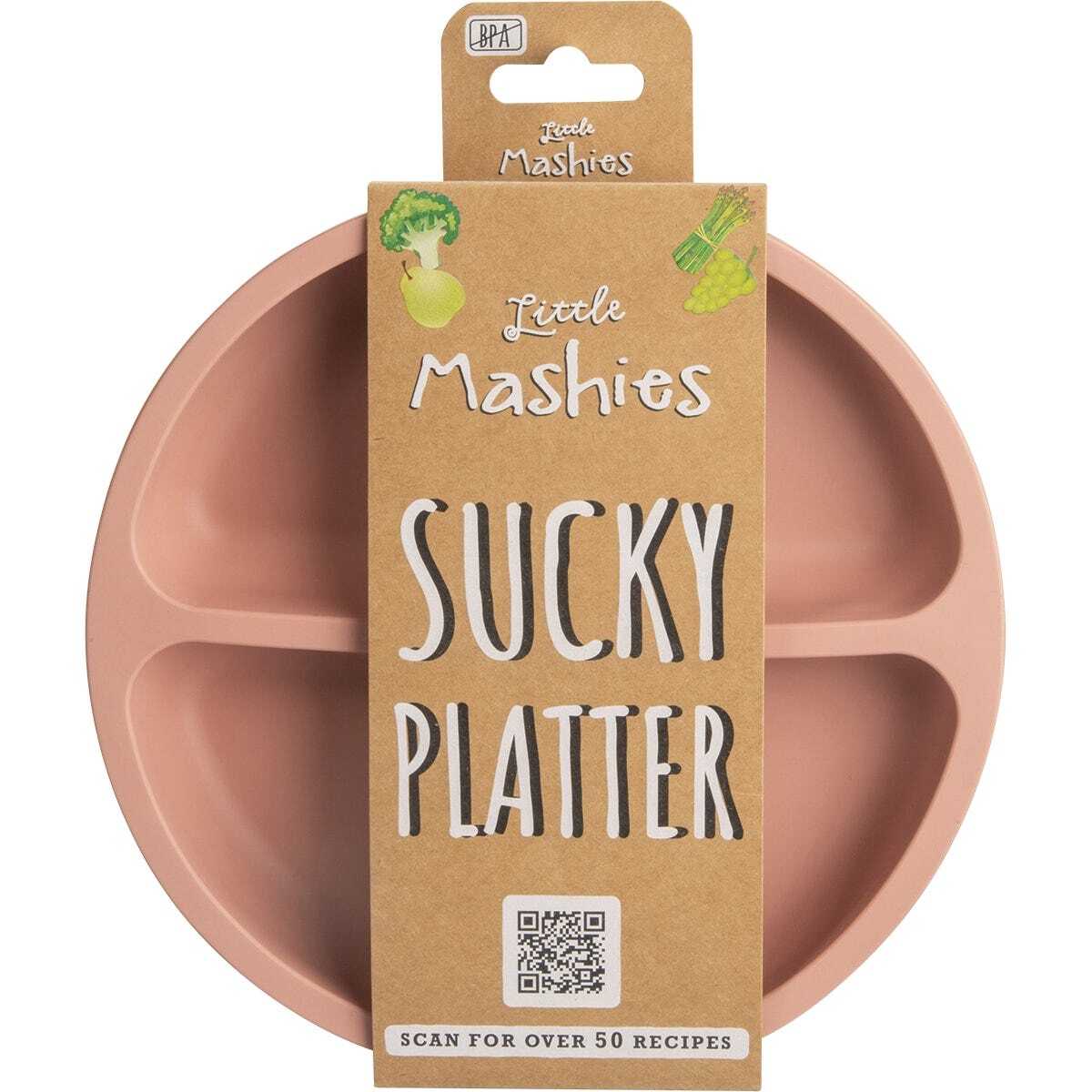 Silicone Sucky Platter - Blush Pink