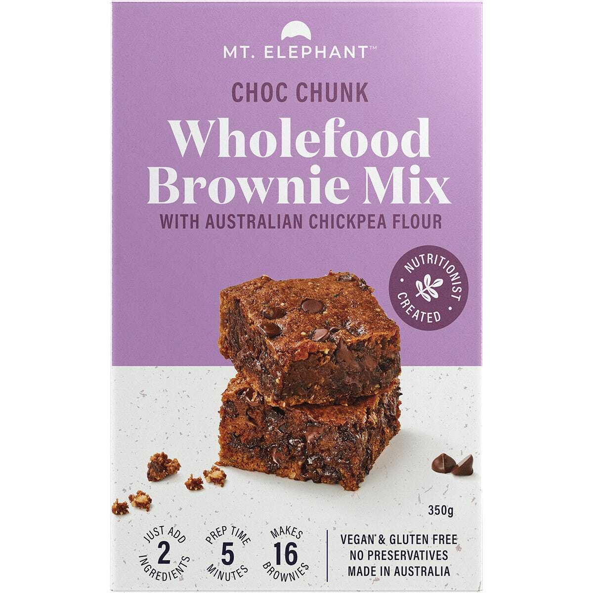 Choc Chunk Wholefood Brownie Mix (5x350g)