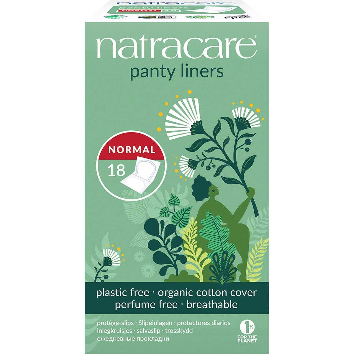 Natural Panty Liners - Normal X18