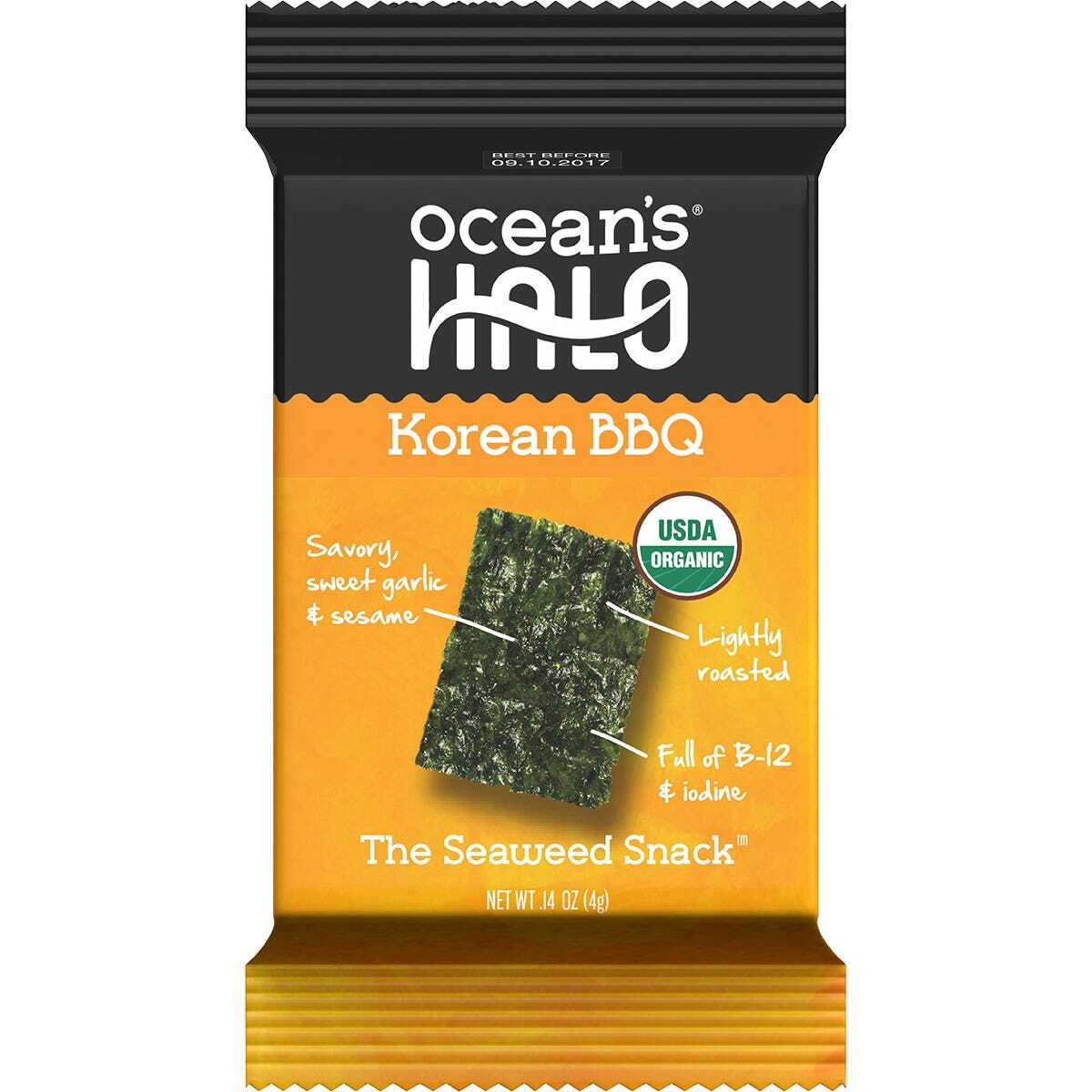 Organic Seaweed Snacks - Korean BBQ (12x4g)