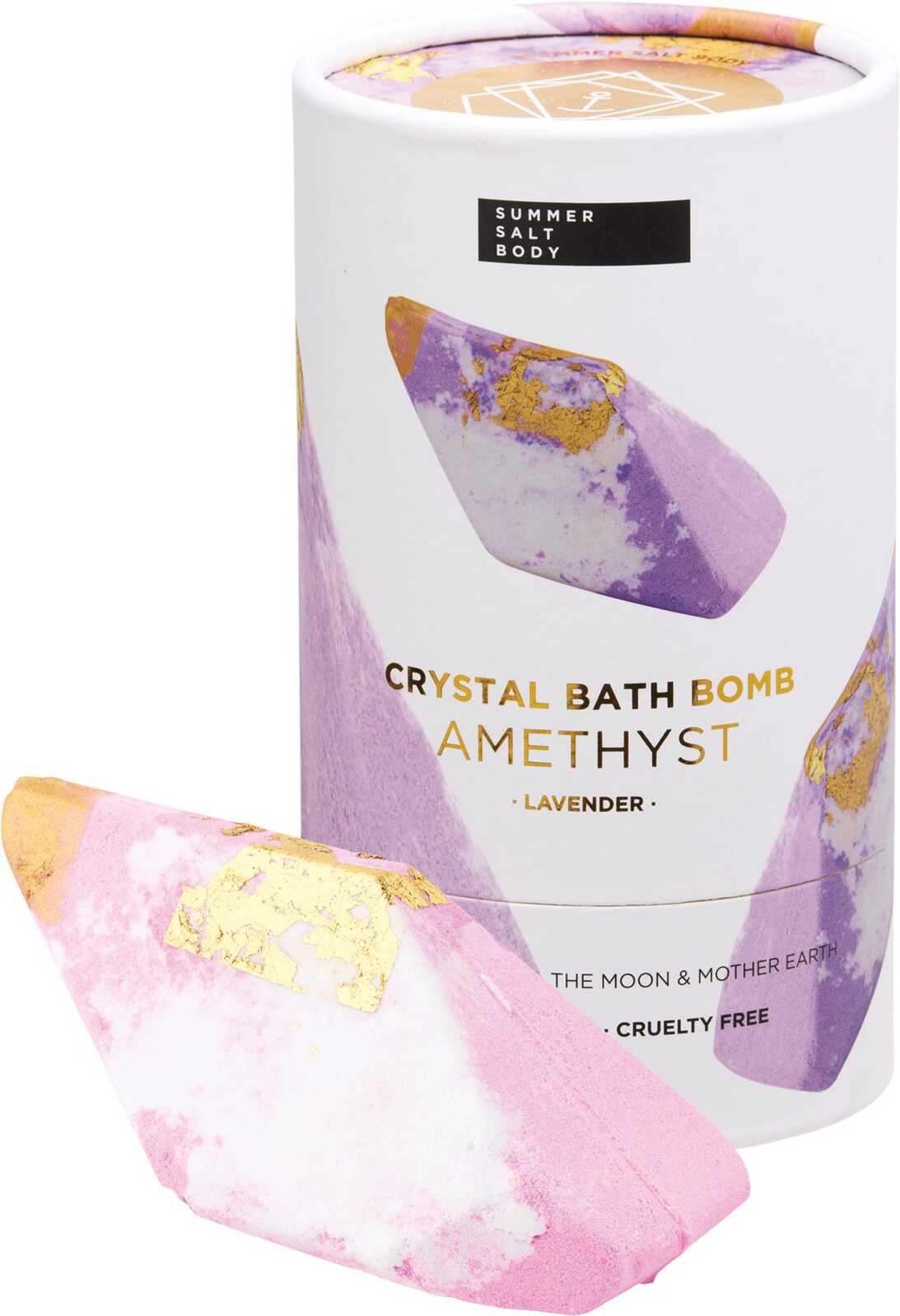 Amethyst Crystal Bath Bomb - Lavender 110g