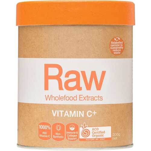 Organic Raw Wholefood Extracts Vitamin C+ 300g