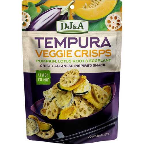 Natural Tempura Veggie Crisps (9x70g)