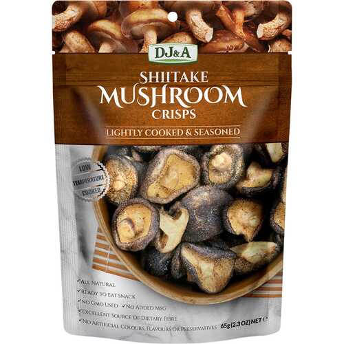 Natural Shiitake Mushroom Crisps (9x65g)