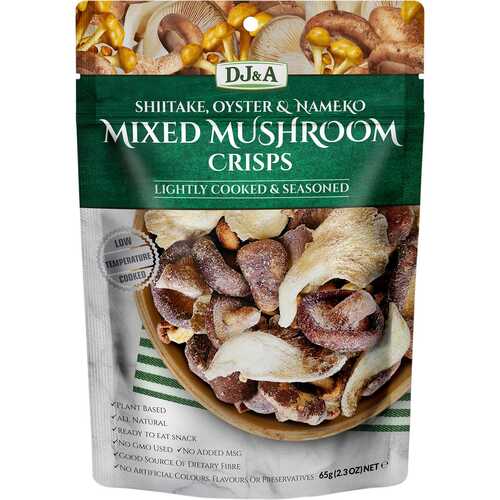 Natural Mixed Mushroom Crisps (9x65g)