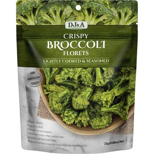 Natural Crispy Broccoli Florets (12x25g)