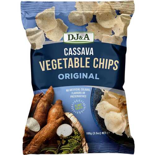 Natural Cassava Vegetable Chips - Original (5x100g)