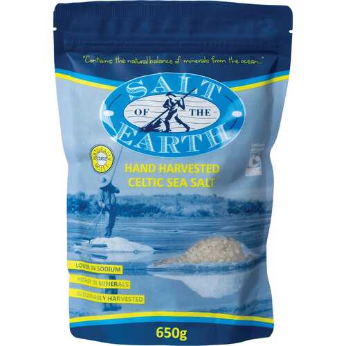 Unrefined Coarse Celtic Sea Salt 650g