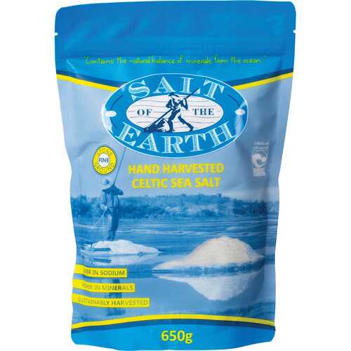 Unrefined Fine Celtic Sea Salt 650g