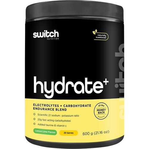 Hydrate+ Electrolyte Drink - Lemon Lime 600g