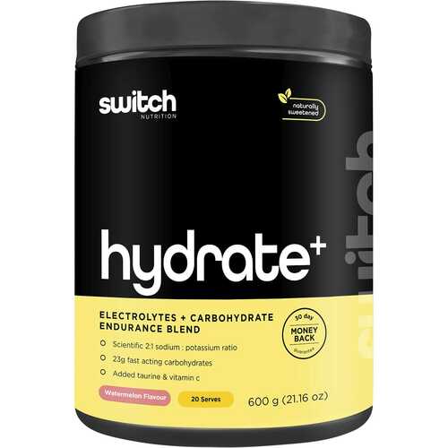 Hydrate+ Electrolyte Drink - Kiwi Watermelon 600g