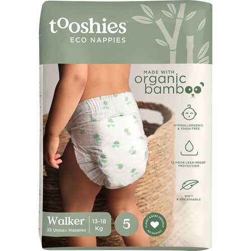 Organic Nappies - Walker (2x32)